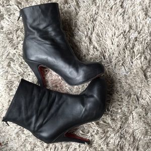 Back Booties - fake Louboutin